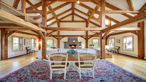 Sitting Room with fireplace