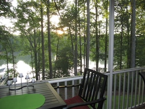 Lake view from porch