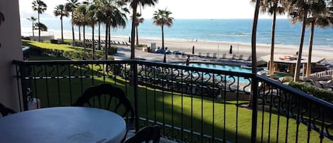 Balcony of condo