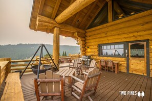 Firepit and Deck Seatings