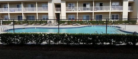 Our Gorgeous pool and we are in the courtyard we are only about 20 feet away 