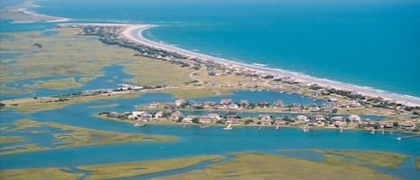 Over View of Figure Eight Island, NC