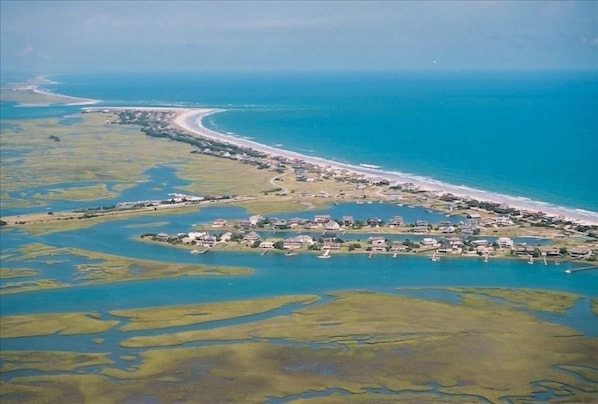 Over View of Figure Eight Island, NC