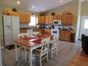 Spacious Kitchen with modern conveniences