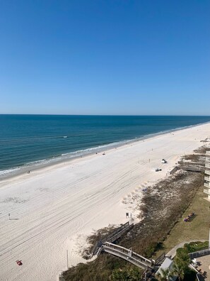 Balcony view to the west.