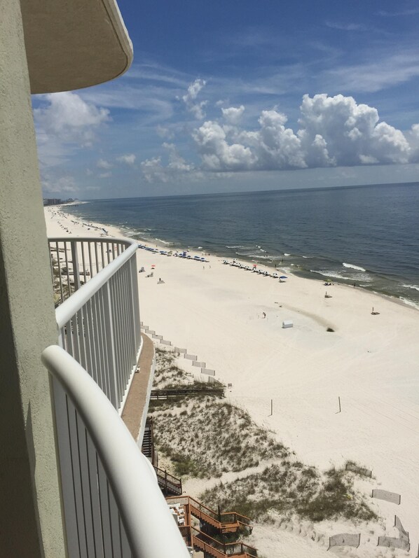 Balcony view to the East.