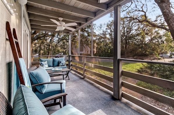 Gorgeous Views from this Large Screened In Porch - Amelia Landing 3A