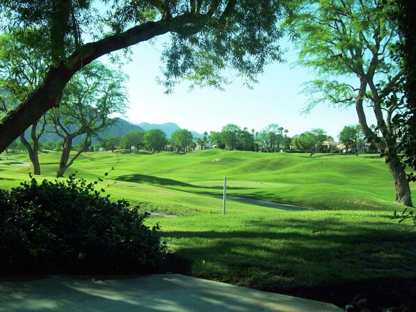 View from the condo down the 15th fairway