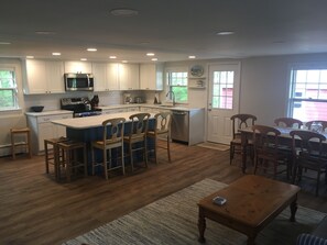 Newly renovated kitchen/great room.