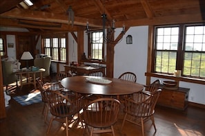 Dining room and living room