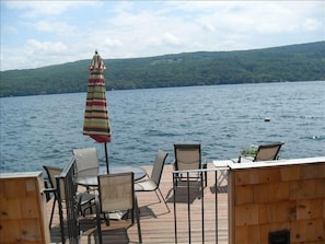 Perfect view from private deck
