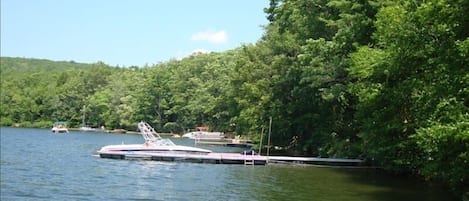 View of dock and waterfront