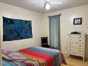 Full-Size Bed Upstairs