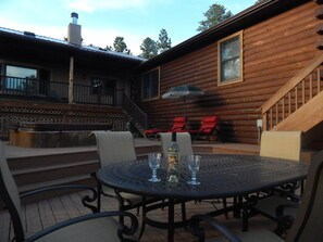 View from lower deck towards home.