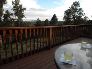 View from top deck.