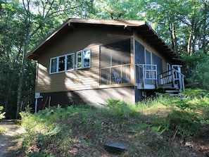 Exterior of beach cottage