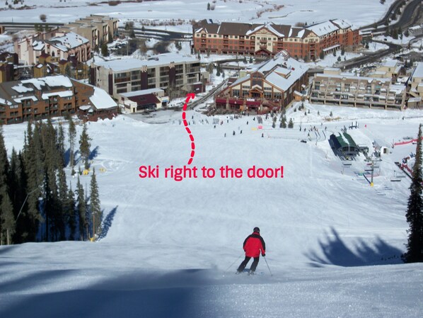 Ski right to the door!