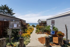 Beach access across the street