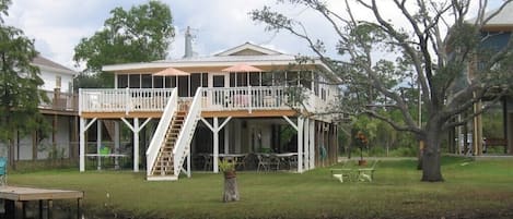 House view from bayou