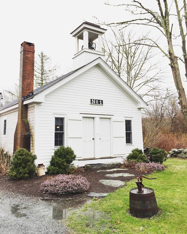 Spring at the Tiverton Four Corners Schoolhouse No. 1 