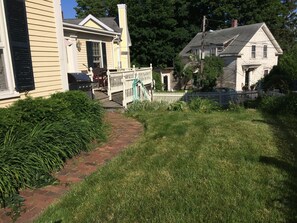 Front yard and rear deck.  Back yard is below right.