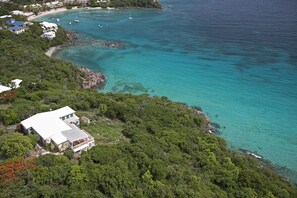 Stonehouse is an acre of waterfront property overlooking Secret Harbour.