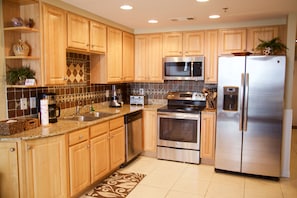 Fully equipped kitchen