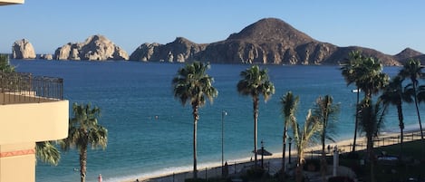 Another view of lovers beach and Lands End from the balcony.