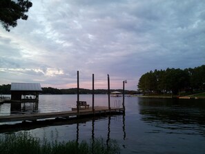 Sunset off seawall