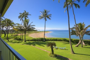 View towards Wailea - perfect coastline for morning walk or stargazing at night