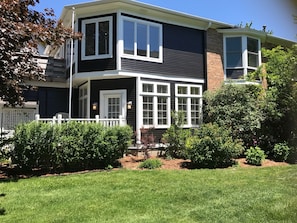 View of building from side yard