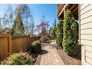 Left Side Walkway to Back Yard