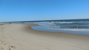 Beach across from cottage.