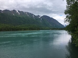 View from the Dock looking upstream