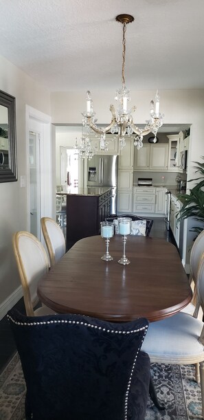 diningroom and kitchen