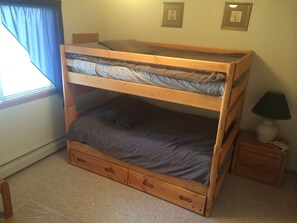 2nd Bedroom with Full Bunk Beds and twin underneath Trundle