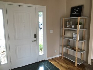 Welcoming entryway.