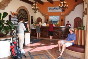 Lobby and front desk area