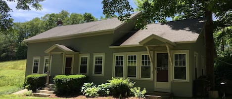 The farmhouse in summer.