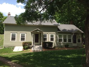 The farmhouse in late May.