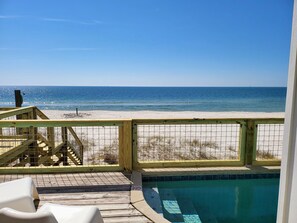 Beautiful front yard!  View from the deck!