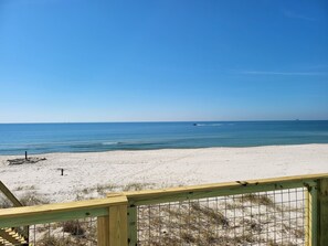 View from our deck over looking our beautiful front yard!