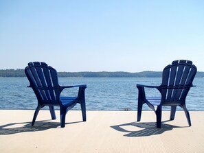 The View South on your Private Dock Enjoying the Lake's most Peaceful Spot 