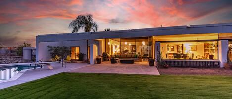 Iconic Mid-century modern home with many updates.