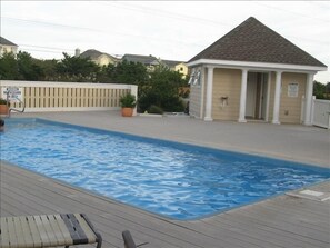 Private neighborhood pool, 30 second walk from front door! With two bathrooms