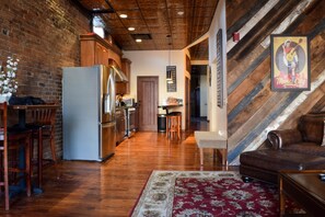 Living Quarters to Kitchen