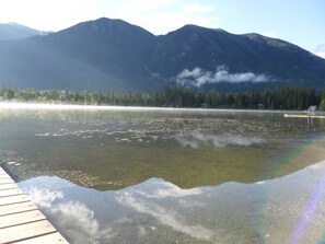 Savage Lake from the dock.