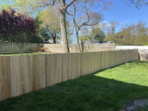 Fenced in yard