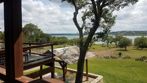 View from the oversized lower deck