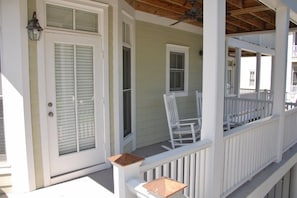 Front porch upper level